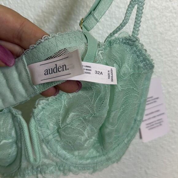 NWT- Auden-mint green lace bra -size 32A - Picture 4 of 8